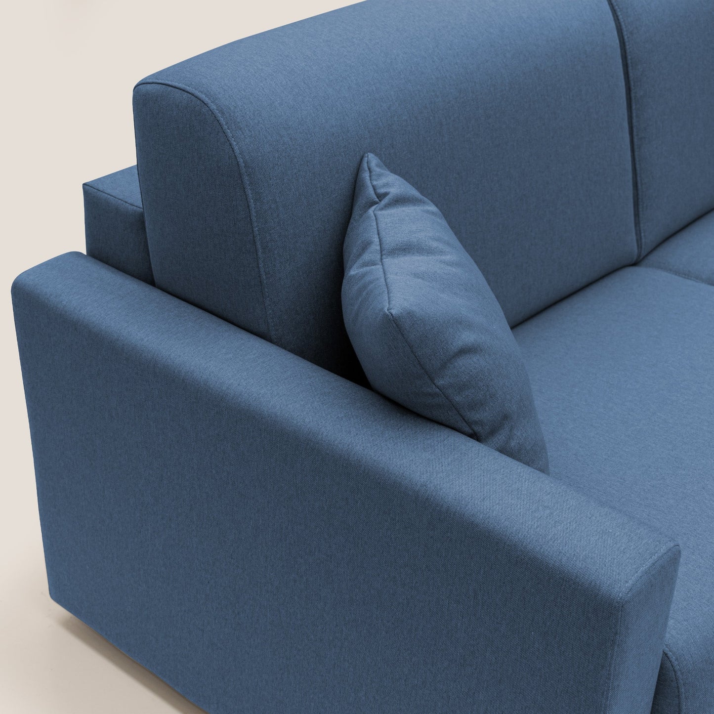 Chris Divano letto matrimoniale in tessuto impermeabile T13 blu