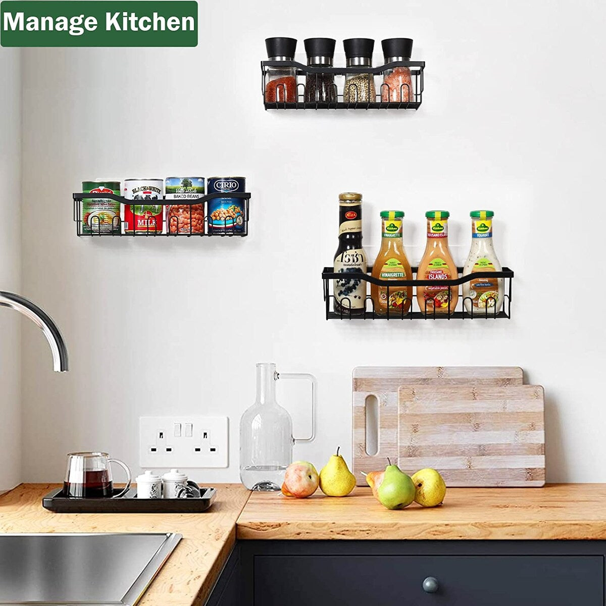 4 Pack Shower Caddy - 4PCS