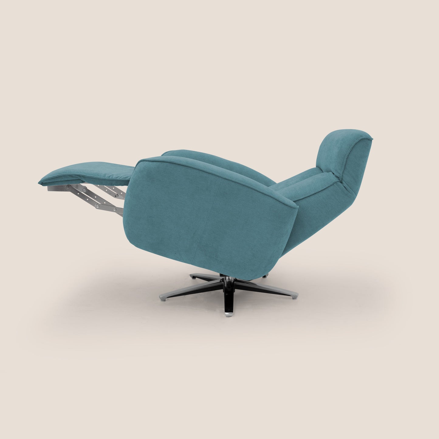 Poltroncina EVA RELAX in morbido tessuto impermeabile T02 azzurro
