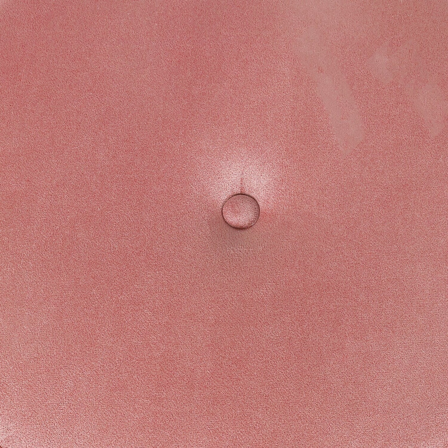 Adeco Adjustable Velvet Round Ottoman Swivel Vanity Stool Makeup Chair