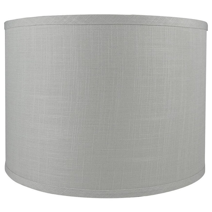 Classic Drum Smooth Linen Lamp Shade, 8 to 16 Bottom Size