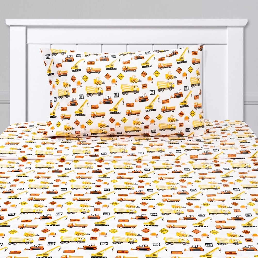 Construction Sheet Set by Sweet Home Collection - Multi