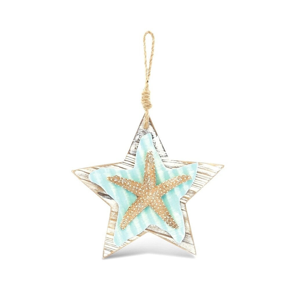 CoTa Global Aquarius Hanging Starfish Wall Accent - Nautical Decor