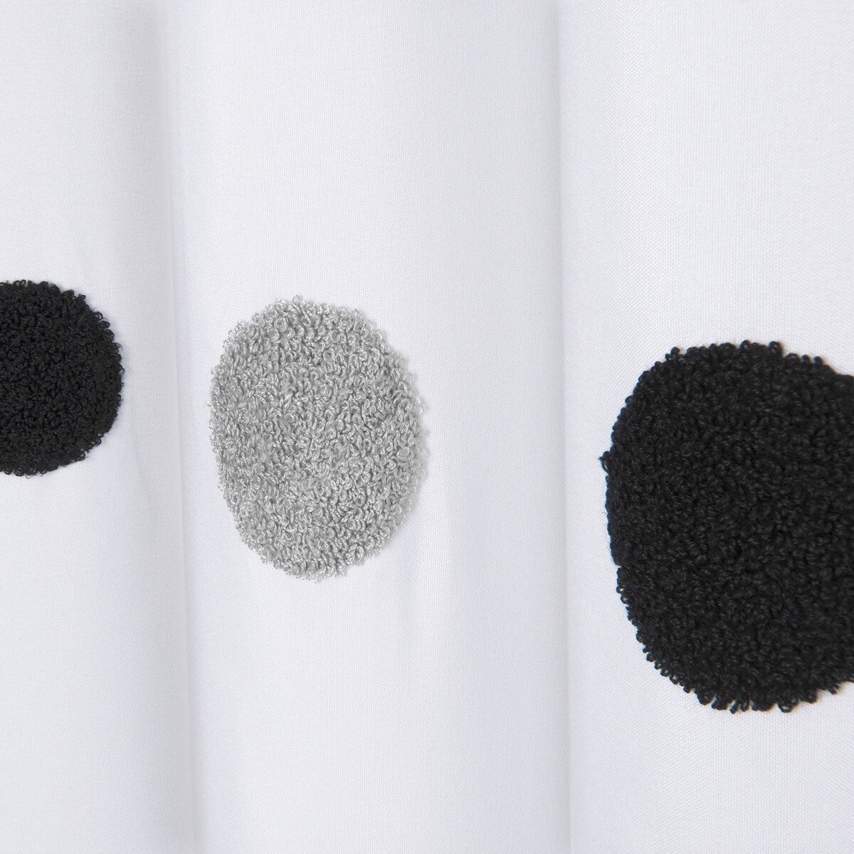 Dots Embellished Shower Curtain