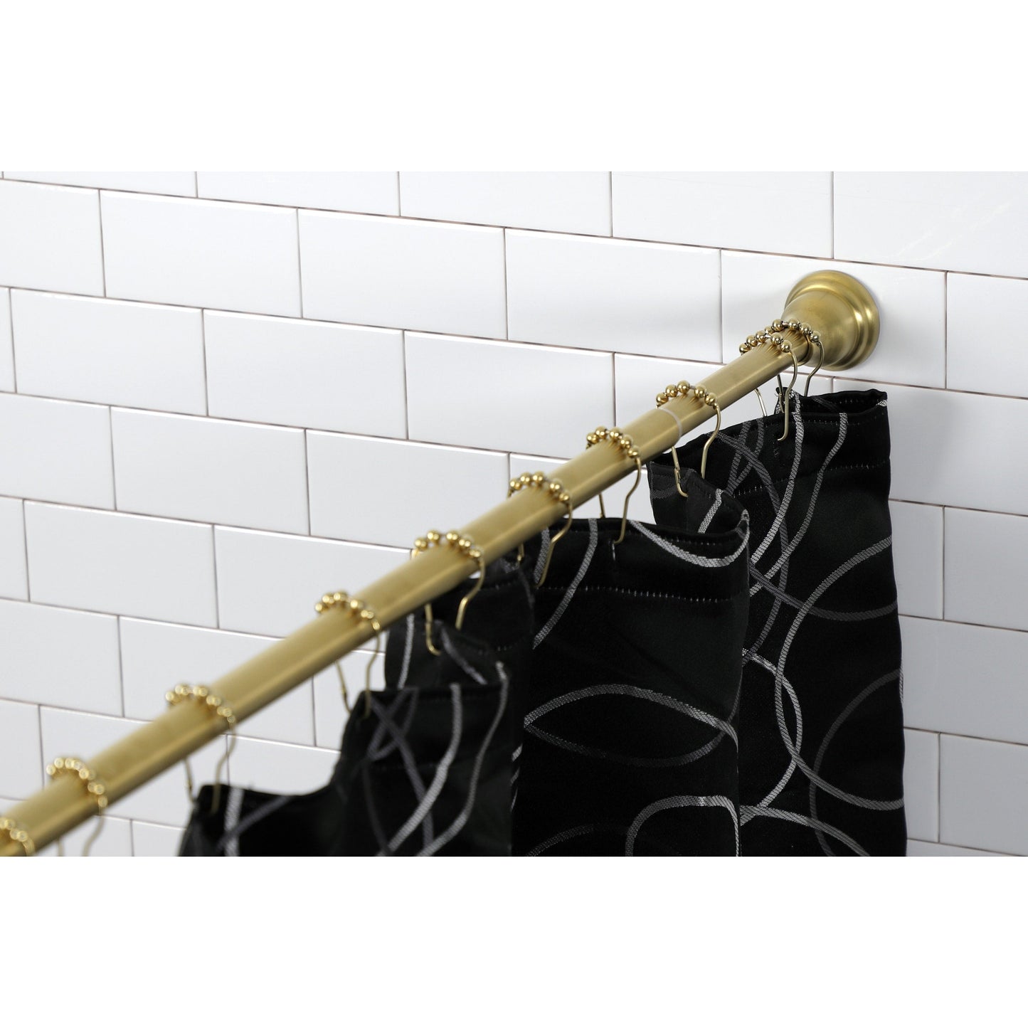 Edenscape 60-Inch to 72-Inch Adjustable Shower Curtain Rod