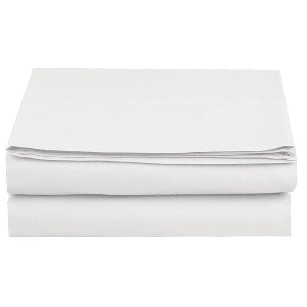 Elegant Comfort Super Soft and Wrinkle-Free Flat Sheet 100% HYPOALLERGENIC