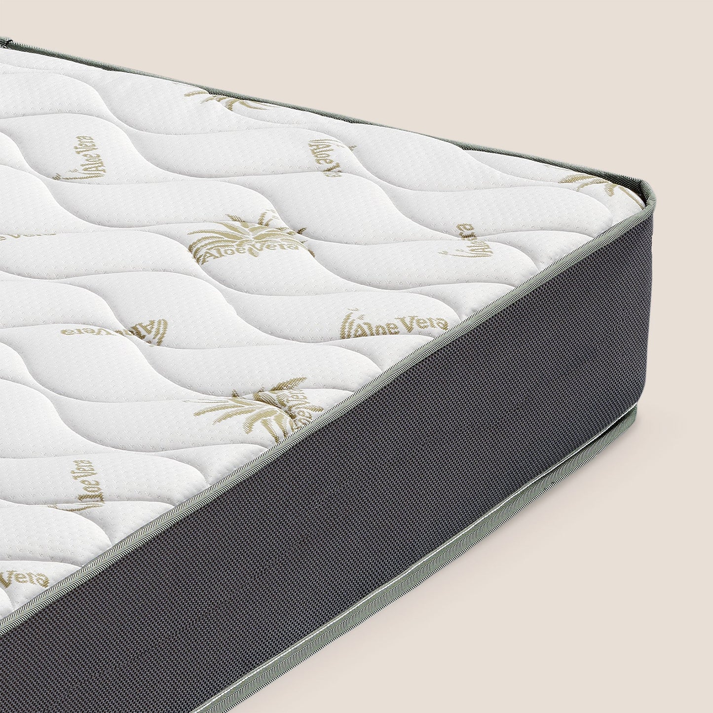 Aloe-Vera H20 cm – Materasso in Poliuretano con Rivestimento Anallergico all'Aloe per divano letto