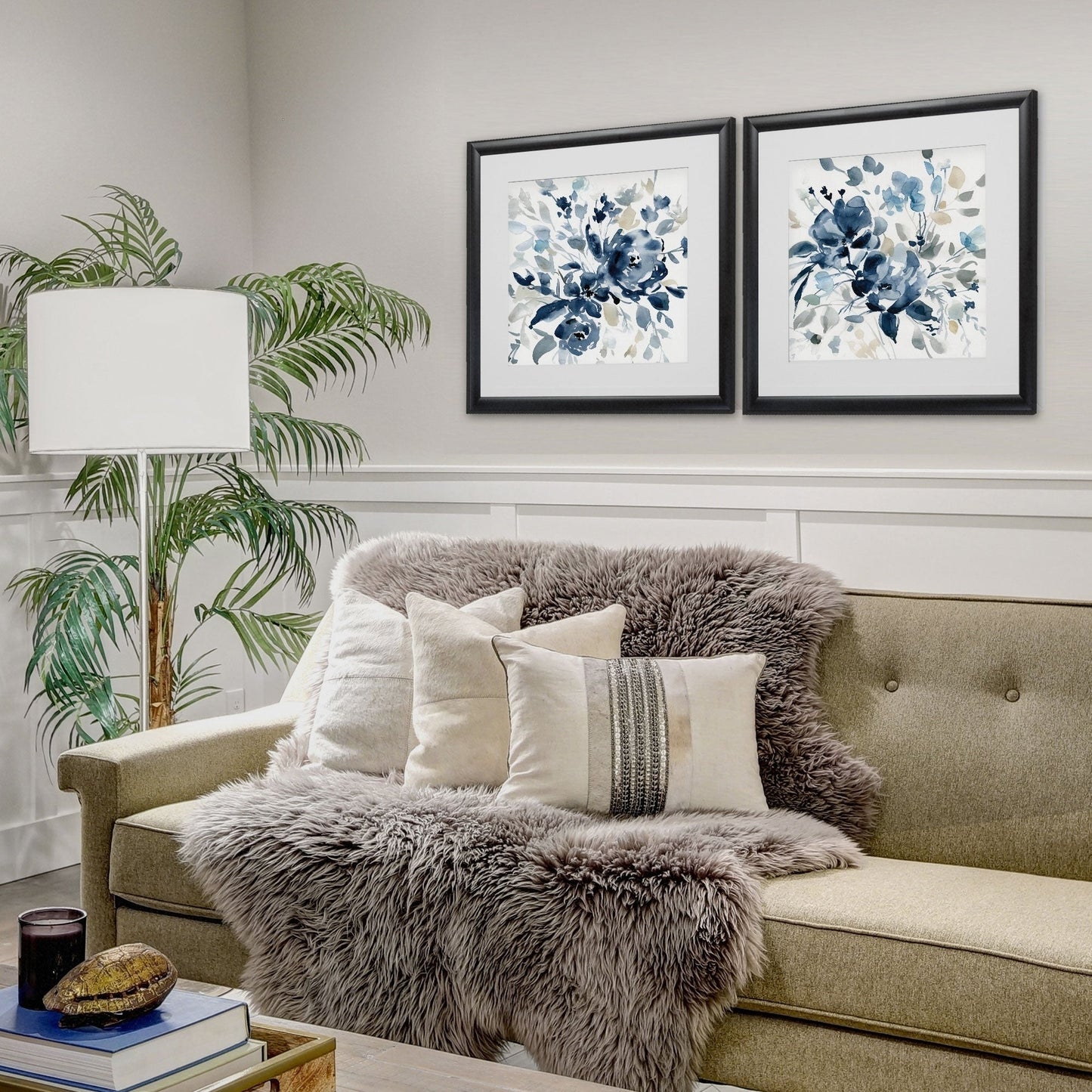 Indigo Garden I -2 Piece Set