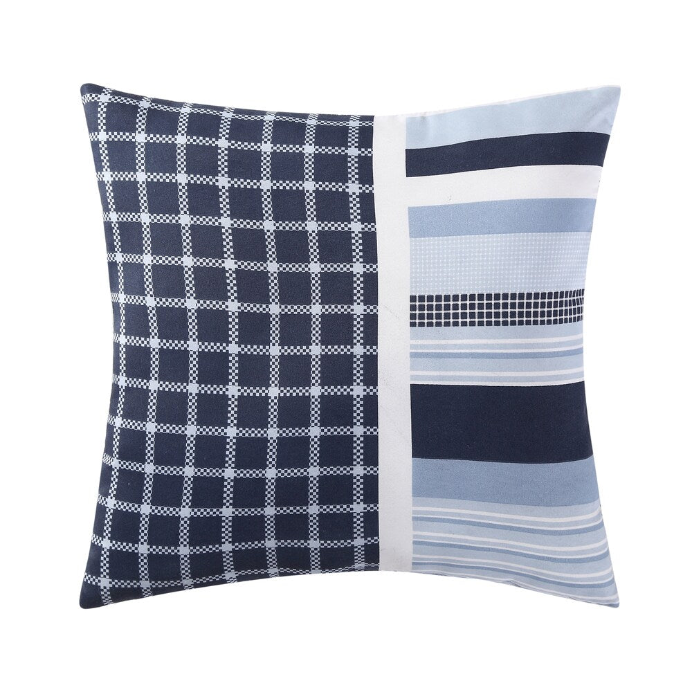 My World Mason Stripe 3-piece Quilt Set with Bonus Decorative Pillow