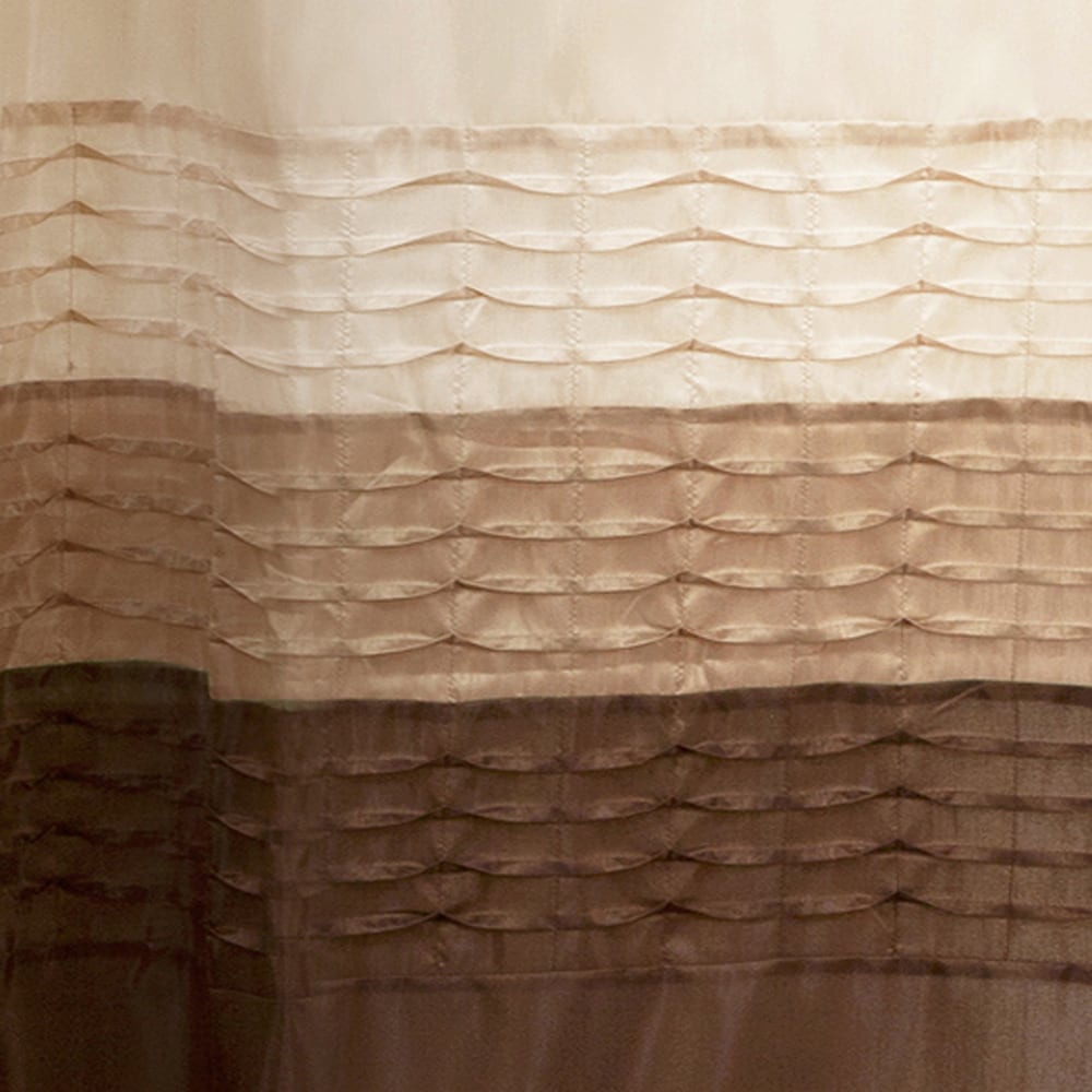 Copper Grove Wareham Wheat/ Taupe/ Chocolate Shower Curtain