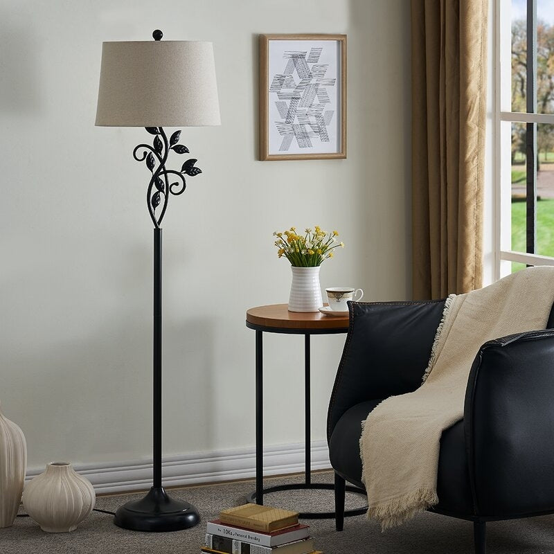 59 Traditional leaves Floor Lamp
