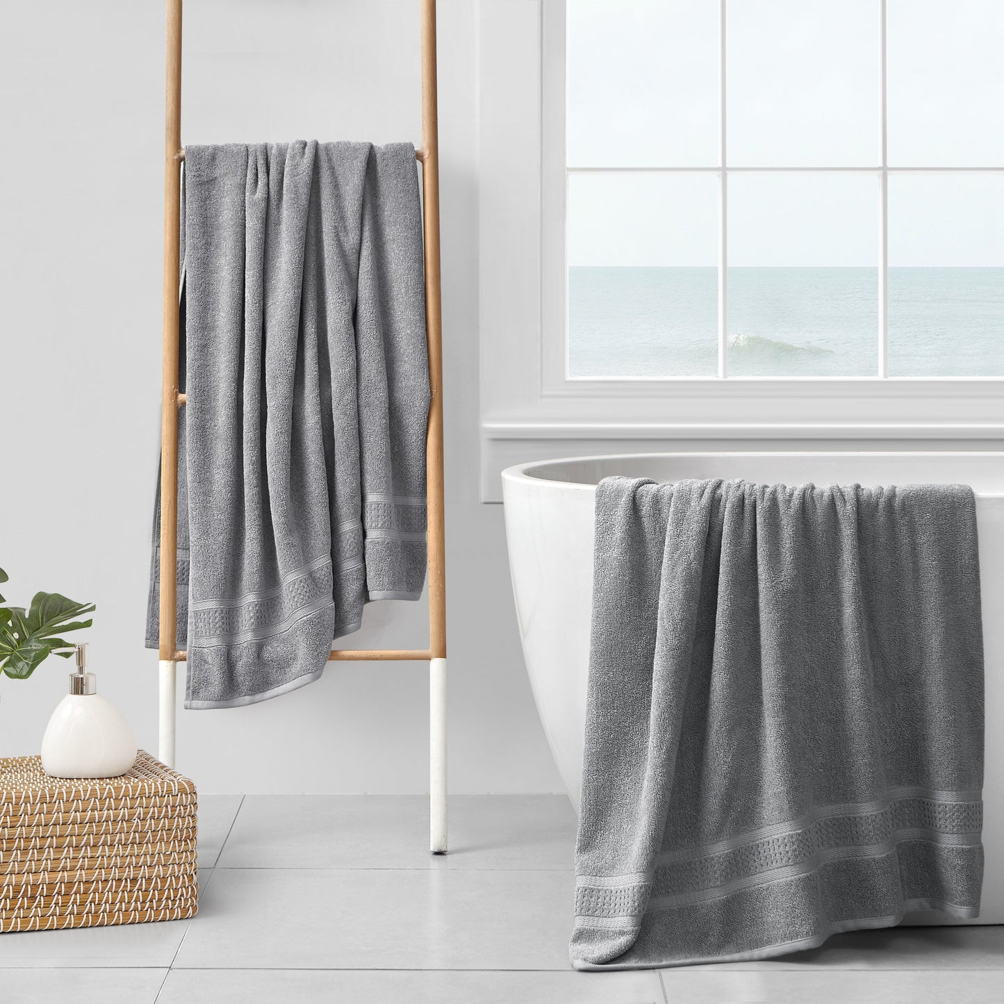 Nautica Oceane Solid Wellness Towel Collection