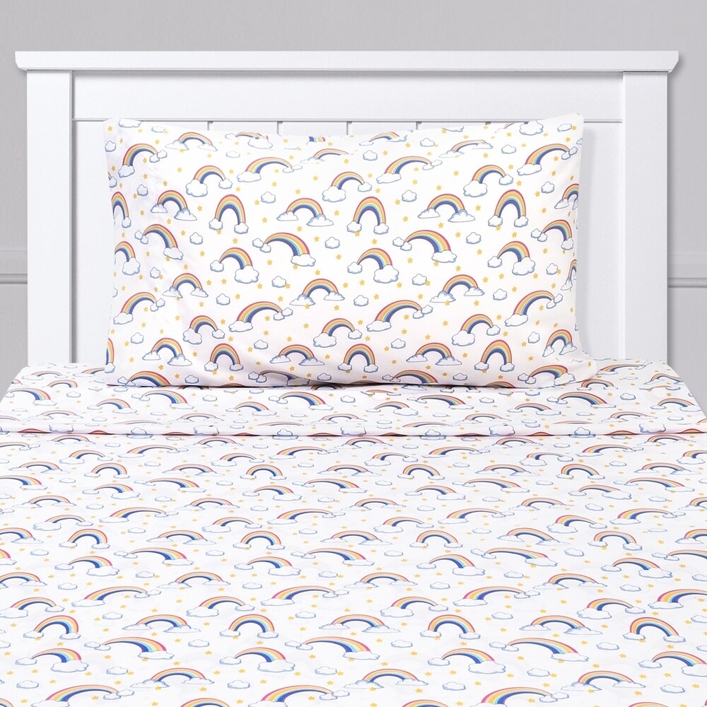 Rainbows Sheet Set by Sweet Home Collection - Multi