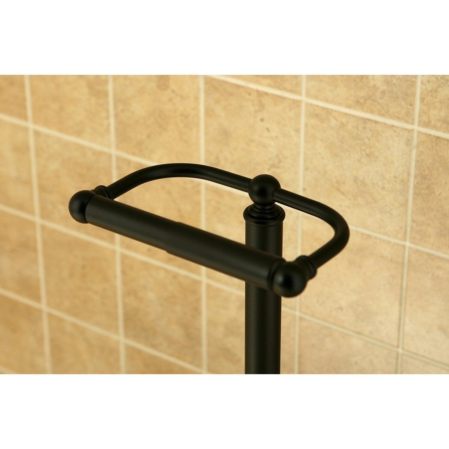 Vintage Freestanding Toilet Paper Holder - Oil Rubbed bronze