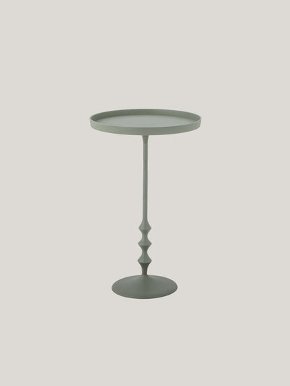 Anjou tavolino da appoggio elegante in metallo verde