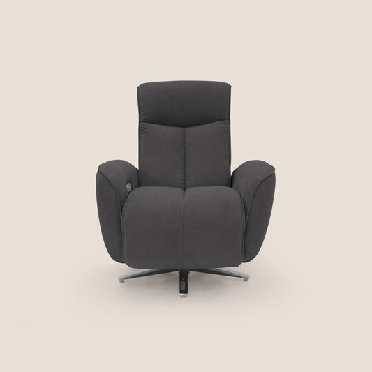 Poltroncina EVA RELAX in morbido tessuto impermeabile T02 nero