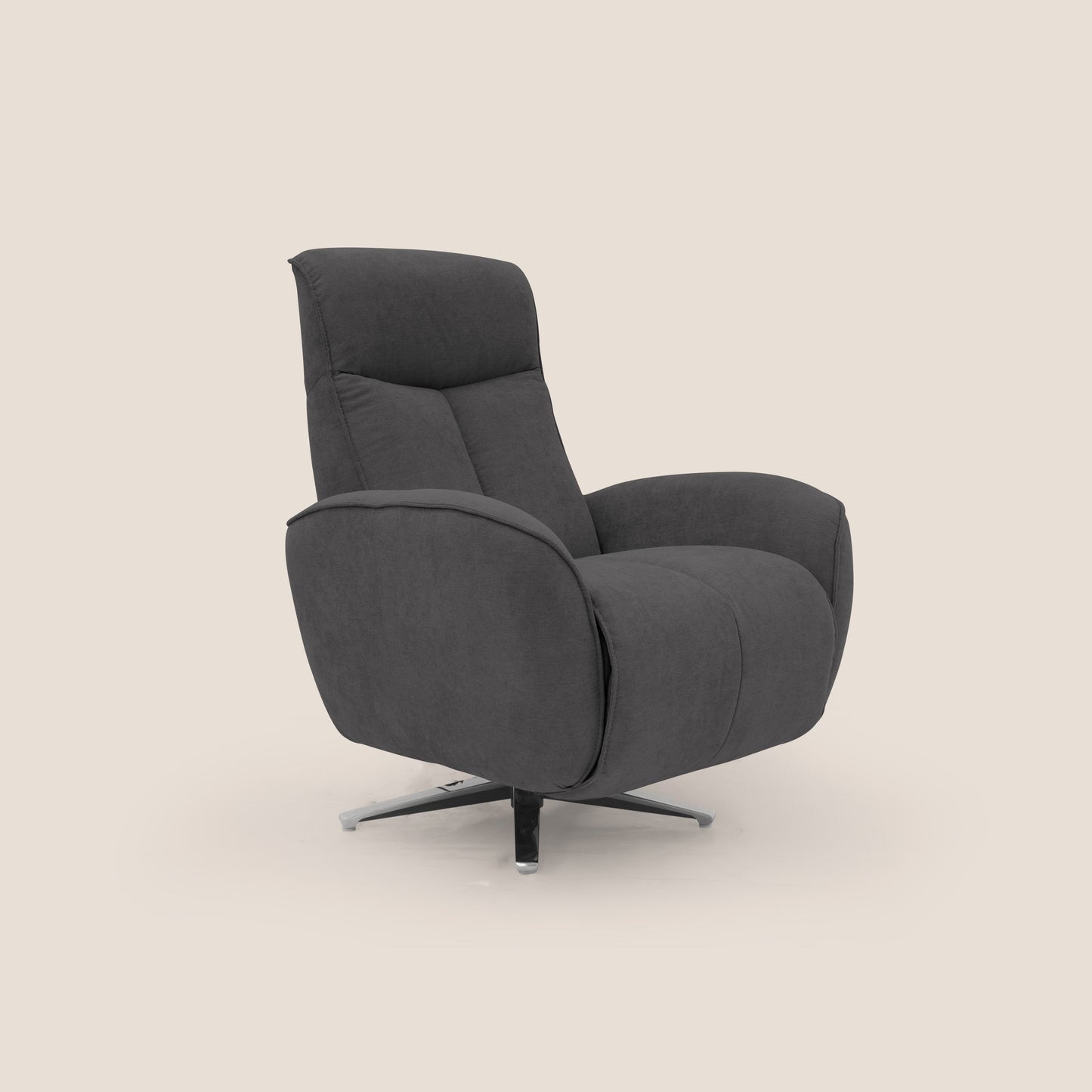Poltroncina EVA RELAX in morbido tessuto impermeabile T02 nero