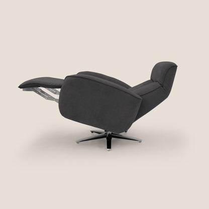 Poltroncina EVA RELAX in morbido tessuto impermeabile T02 nero