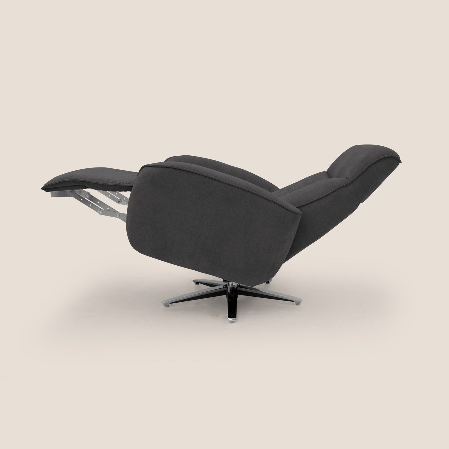 Poltroncina EVA RELAX in morbido tessuto impermeabile T02 nero