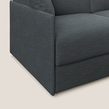 Evans Divano letto in tessuto Ecosostenibile antracite