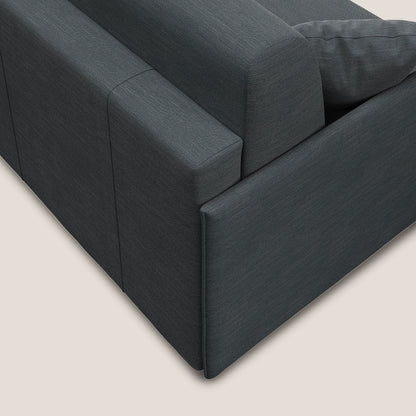Evans Divano letto in tessuto Ecosostenibile antracite