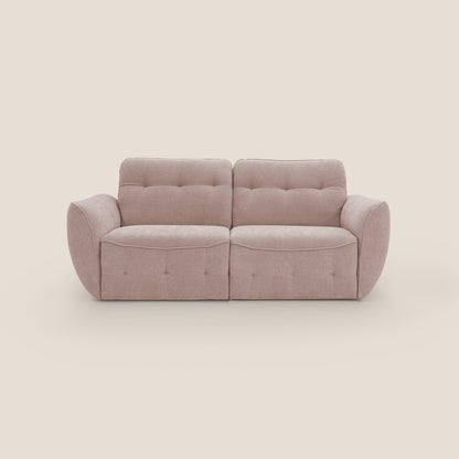 Cerbero divano 2 e 3 posti in morbido bouclé impermeabile T07 rosa