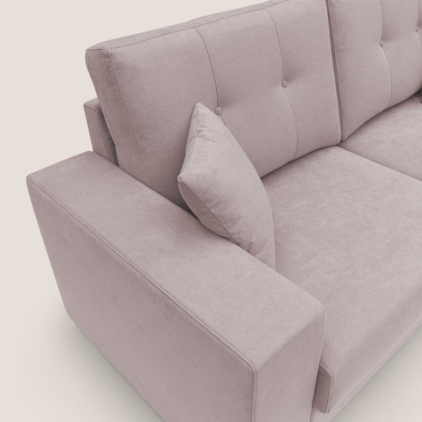 Giove divano in morbido tessuto impermeabile T02 rosa