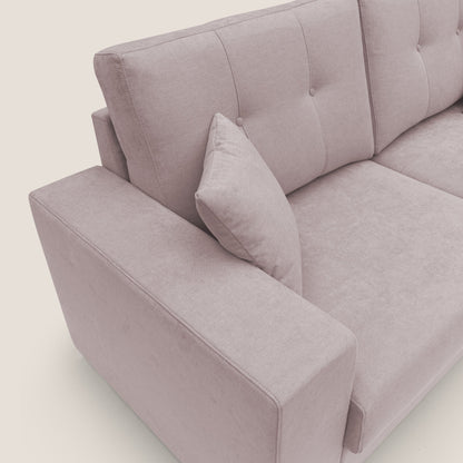 Giove divano in morbido tessuto impermeabile T02 rosa