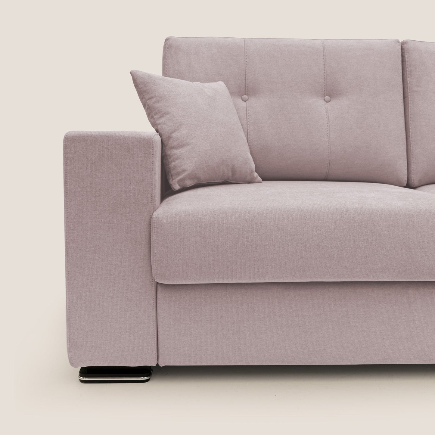 Giove divano in morbido tessuto impermeabile T02 rosa