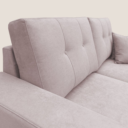 Giove divano in morbido tessuto impermeabile T02 rosa