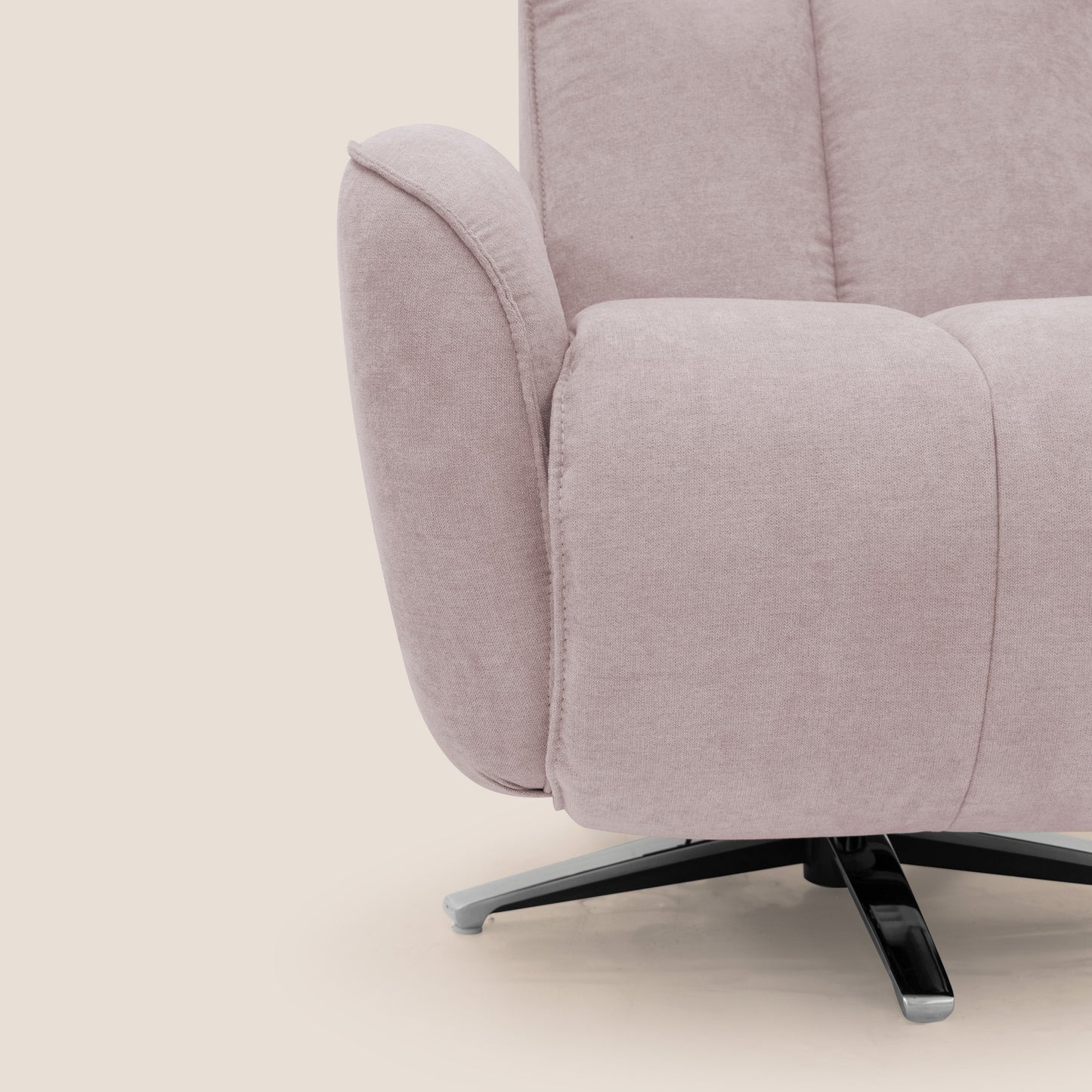 Poltroncina EVA RELAX in morbido tessuto impermeabile T02 rosa