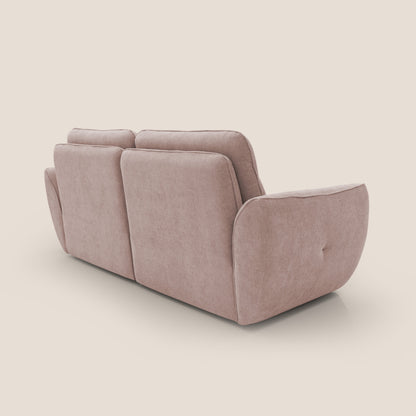 Cerbero divano 2 e 3 posti in morbido bouclé impermeabile T07 rosa