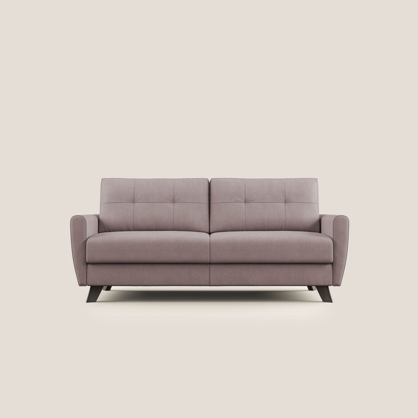 Callisto Divano letto matrimoniale in tessuto morbido impermeabile T02 rosa