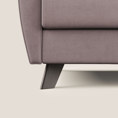 Callisto Divano letto matrimoniale in tessuto morbido impermeabile T02 rosa