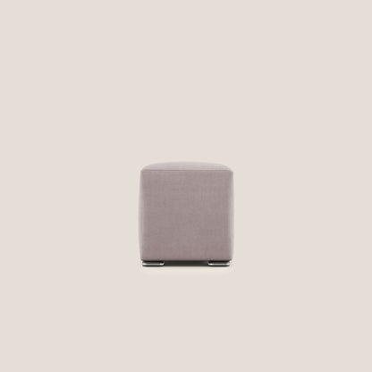 Pouf cubo in tessuto morbido impermeabile T02 rosa