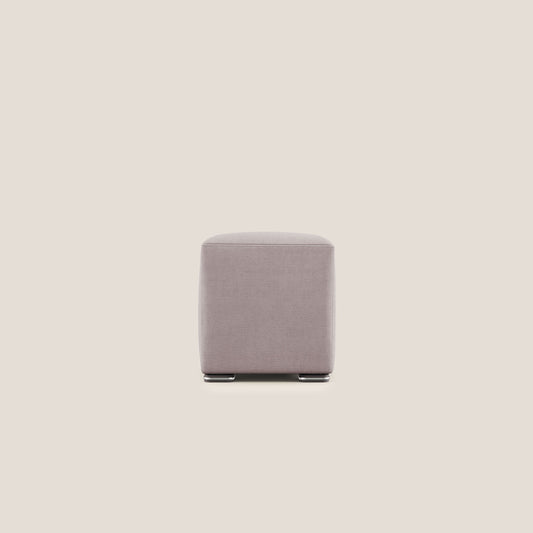 Pouf cubo in tessuto morbido impermeabile T02 rosa