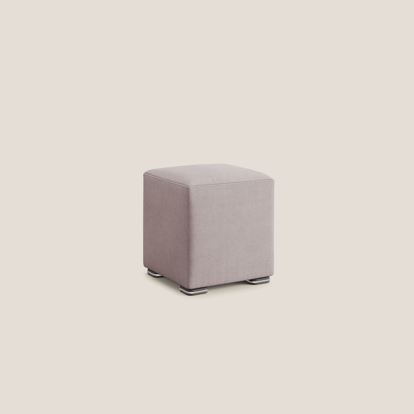 Pouf cubo in tessuto morbido impermeabile T02 rosa