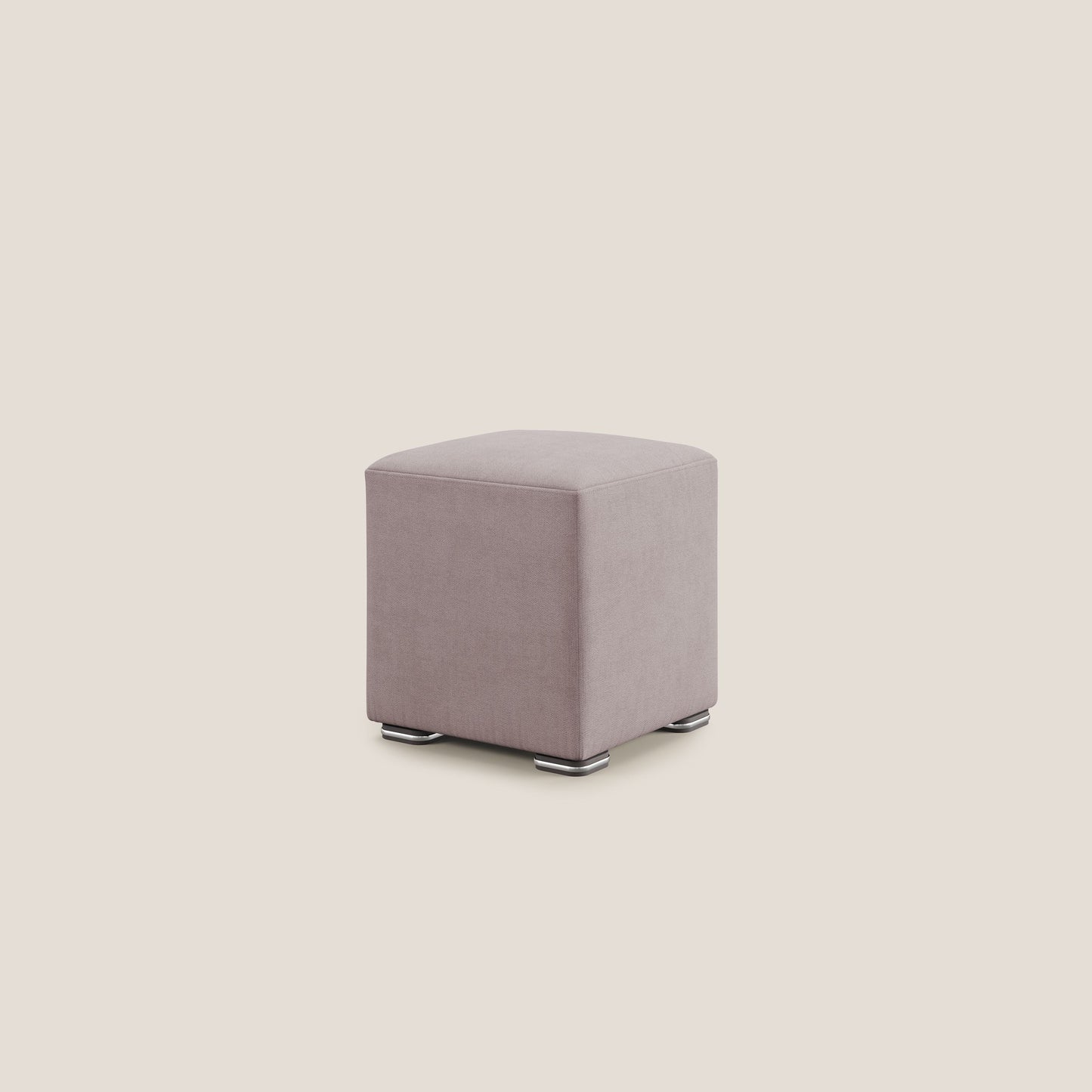 Pouf cubo in tessuto morbido impermeabile T02 rosa