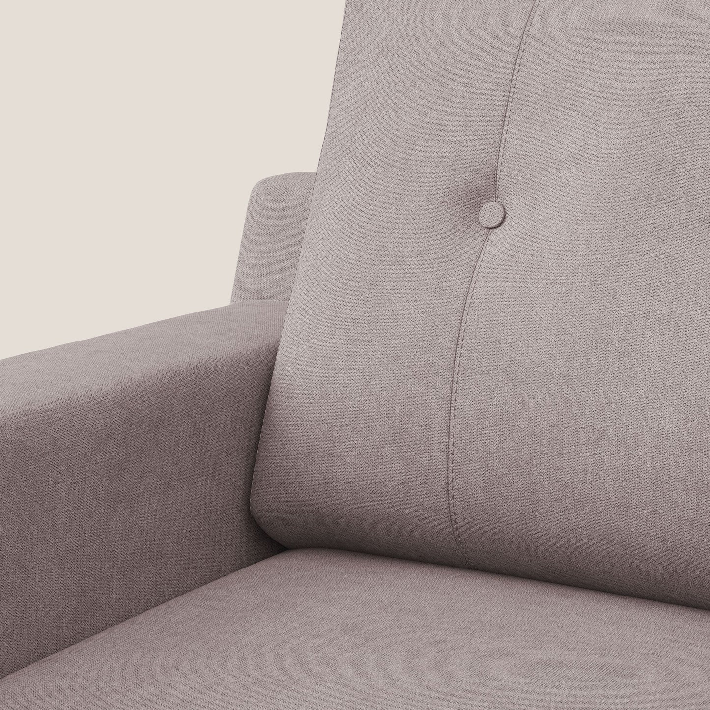 Poltroncina danese in tessuto morbido impermeabile T02 rosa