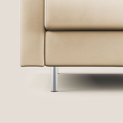Andromeda divano letto matrimoniale in velluto morbido impermeabile T01 beige