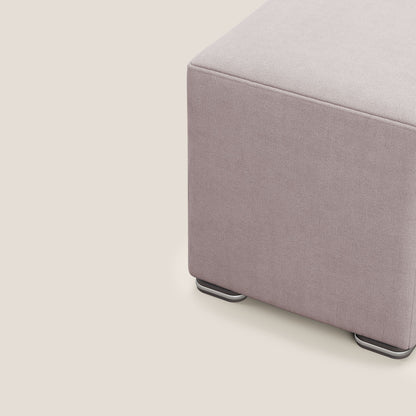 Pouf cubo in tessuto morbido impermeabile T02 rosa