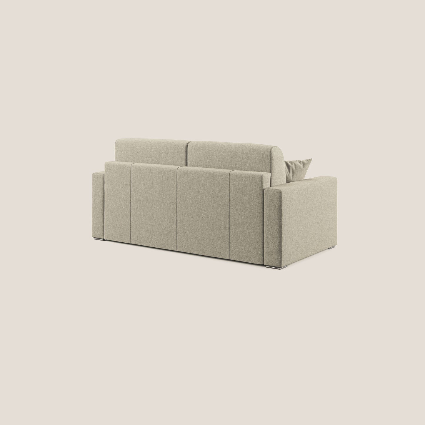 Best Divano letto matrimoniale in tessuto smacchiabile QuickClean T08 panna