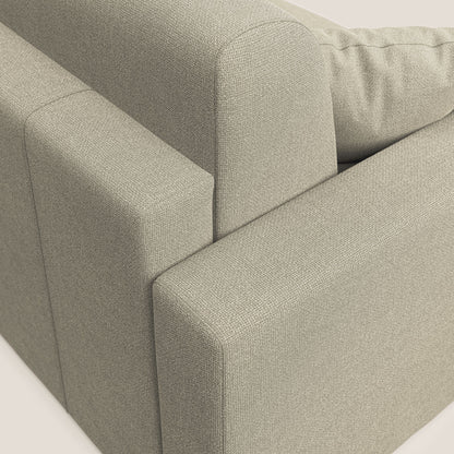 Best Divano letto angolare con penisola in tessuto smacchiabile QuickClean T08 panna