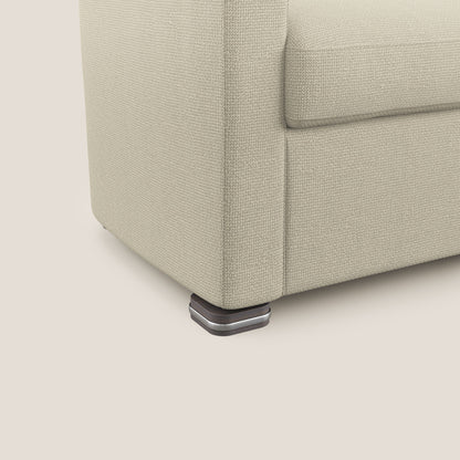 Cloe Poltroncina in tessuto smacchiabile con acqua QuickClean T08 panna