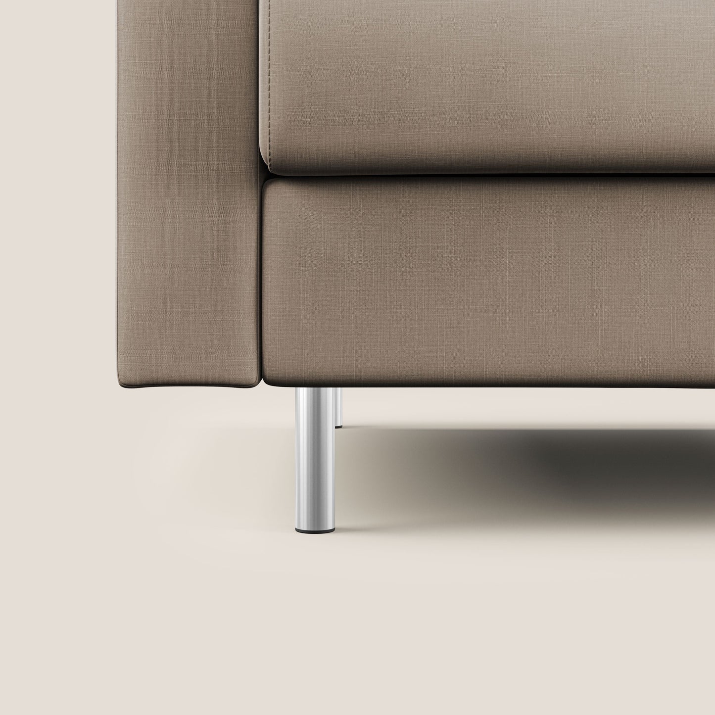 Andromeda divano letto matrimoniale in velluto morbido impermeabile T01 marrone