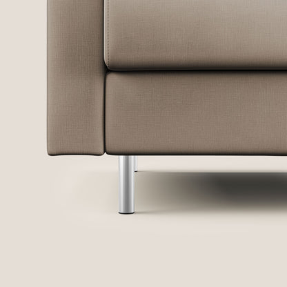 Andromeda divano letto matrimoniale in velluto morbido impermeabile T01 marrone