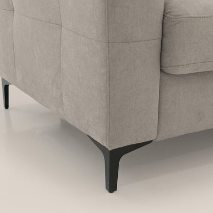 Gardenia divano letto materasso alto 18 cm con poggiatesta reclinabili e rivestimento impermeabile T02 beige