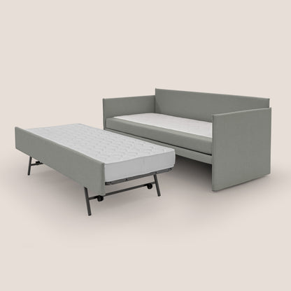 Brenta Divano duplex con doppio letto in tessuto simil cotone impermeabile T13 grigio 