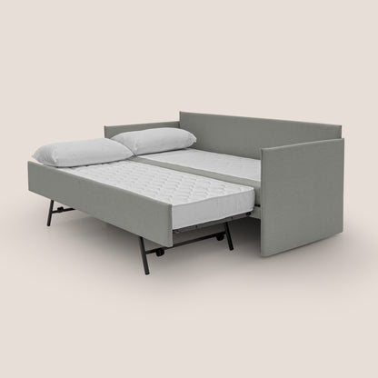 Brenta Divano duplex con doppio letto in tessuto simil cotone impermeabile T13 grigio 