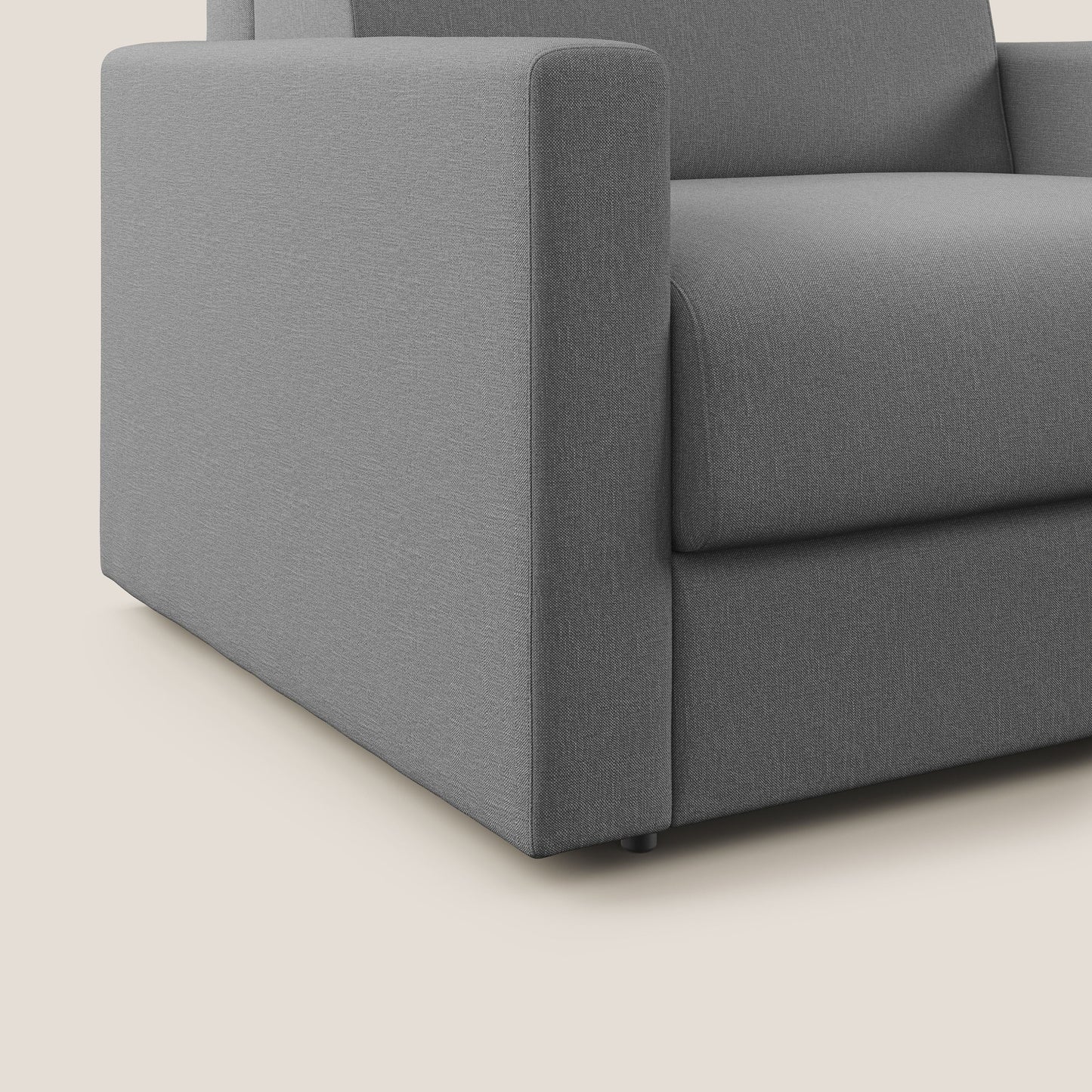 Chris poltrona letto in tessuto impermeabile T13 grigio